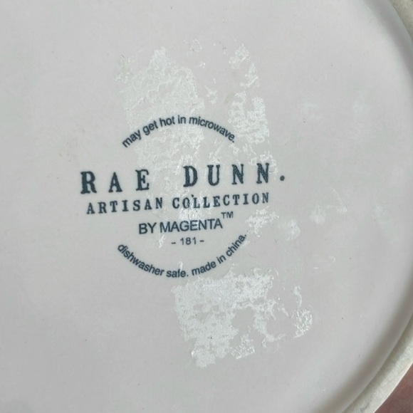 Rae Dunn JINGLE CLAWS Cat, Small Dog or Small Pet Christmas Food Bowl - Picture 6 of 8